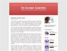 Tablet Screenshot of onscreen-scientist.com